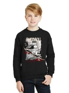 Stylish and Cozy Boys Digital Printed Sweatshirt for Winter SKATE BLACK Stylish and Cozy Boys Digital Printed Sweatshirt for Winter SKATE BLACK