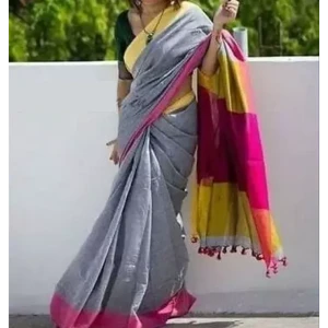 Stylish Women Saree Grey