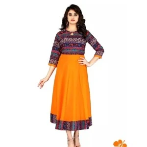 Stylish Womens Dresses Crepe Purple And Mustard Stylish Womens Dresses Crepe Purple And Mustard