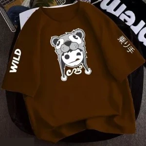 Oversize Wild Cat Brown T shirt Oversize Wild Cat Brown T shirt