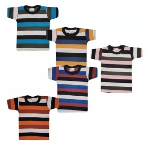 Boys Lining Hosiery Multicolor T Shirt Pack of 5