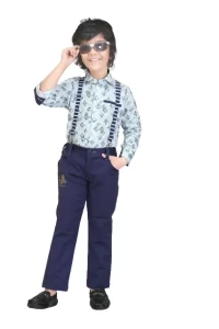 Boys Cotton Blue clothing set