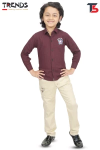 Clothing Set For Boys MAROON Clothing Set For Boys MAROON