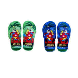 Boys and Girls Slippers Green Blue