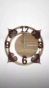 Wall Clock Wooden D11 SIZE 12*12