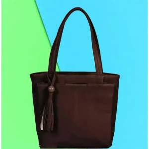 Latest Party Wear Leather Dark Brown Shoulder Bag
