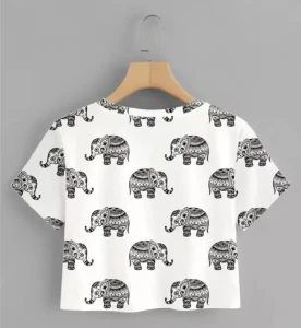 Elephant Printed Trendy t shirt