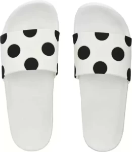 Monoction Women premium Quality New look White flip flops slides