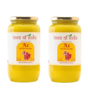 Desi Vedic Gir Cow Ghee made by Bilona method 2000 ml Desi Vedic Gir Cow Ghee made by Bilona method 2000 ml