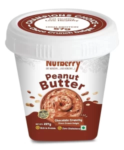 Nutberry Peanut Butter Chocolate Crunchy 227gm in Bucket