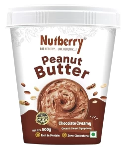 Nutberry Peanut Butter Chocolate Creamy 500gm in Bucket