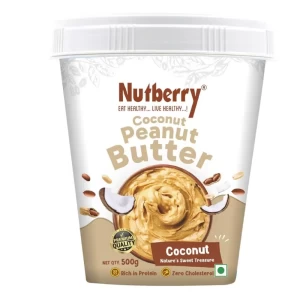 NUTBERRY PEANUT BUTTER COCONUT 500 GM BUCKET