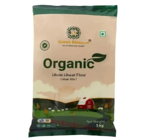 Organic Whole Wheat Flour Lokwan 1kg Organic Whole Wheat Flour Lokwan 1kg