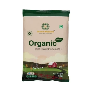 Organic Ambe Mohar Rice White 1 Kg Organic Ambe Mohar Rice White 1 Kg