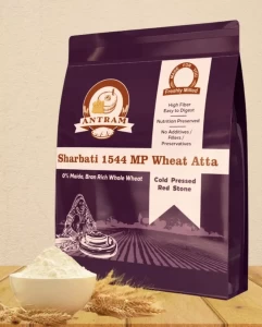 Sharbati 1544 MP Wheat Atta 5Kg