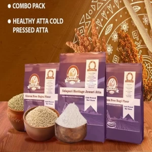 Gluten Free Combo Jowar Bajra Ragi Atta Each of 1 kg