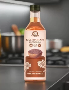 Wood Pressed Black Mustard Oil 1Ltr