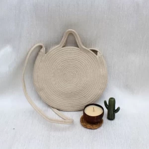 Cream and Round Sling Bag Cream and Round Sling Bag