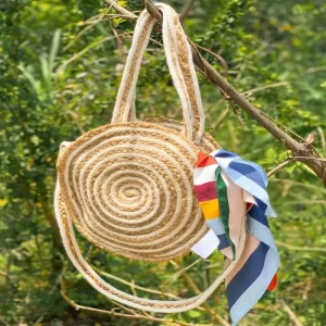 Jute Shoulder Sling Bag Jute Shoulder Sling Bag
