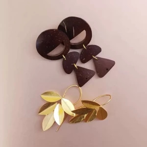 Earrings Set Coconut Leaves Earrings Set Coconut Leaves