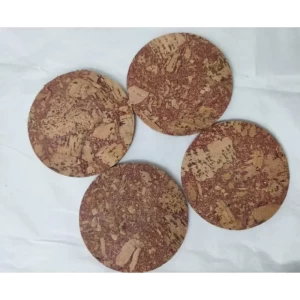 Quirky Cork Coasters Pack of 6 Green