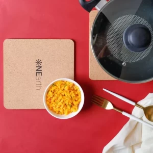 Heat Resistant Cork Trivets Pack of 2 Square