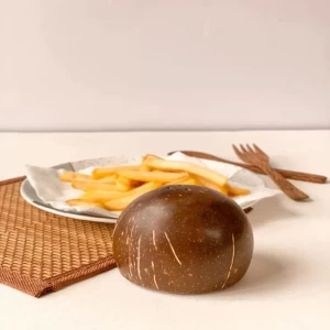 Salt and Pepper Coconut Shell Shakers