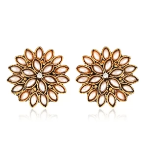 Shining Diva Fashion Non Precious Base Pearl Earrings for Women Shining Diva Fashion Non Precious Base Pearl Earrings for Women