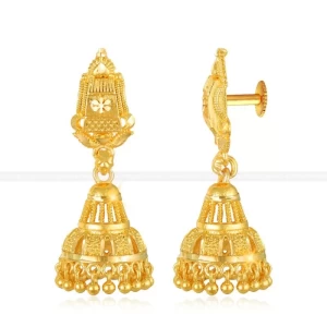 Beautiful Earrings Princess Colorful Gold Plated Jhumki Earrings Beautiful Earrings Princess Colorful Gold Plated Jhumki Earrings