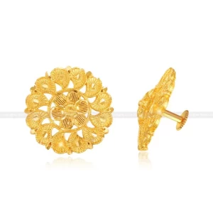 Twinkling Shimmering Gold Plated Jumbo Earring for Women and Girls