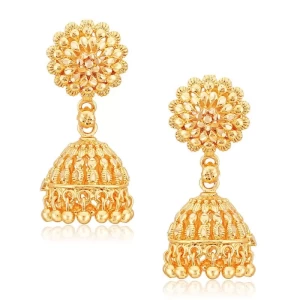 Alloy Gold and Micron Plated Jhumki Earring