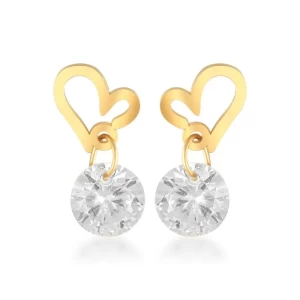 Valentine Gift CZ  alloy Drop Earring for Women and Girls