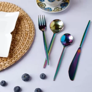 Rainbow Steel Cutlery Set Full Rainbow Steel Cutlery Set Full
