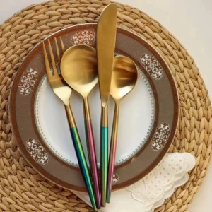 Rainbow Steel Cutlery Set - Handle Rainbow Steel Cutlery Set - Handle