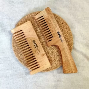 Detangling Shower Wide Tooth Comb Handle Comb