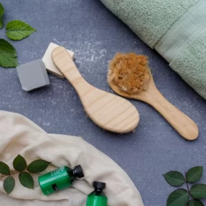 Soft Sisal Fiber Dry Body Coir Brush Bend