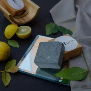 Raw Charcoal and Lime Peel Shaving and Detox Bar Raw Charcoal and Lime Peel Shaving and Detox Bar