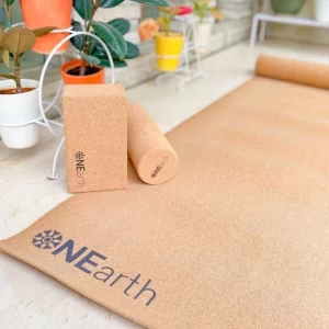 Cork Yoga Combo - Mat Roller Amalgamated Rubber Cork Yoga Combo - Mat Roller Amalgamated Rubber