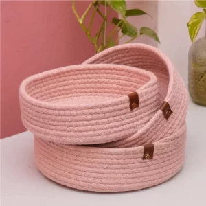 Nesting Basket Set of 3 Pink