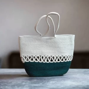 Cream and Green Designer bag Cream and Green Designer bag