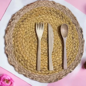Jute Placemats set of 2 yellow Jute Placemats set of 2 yellow