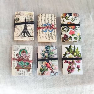Mini Recycled Paper Journal set of 2 Mini Recycled Paper Journal set of 2