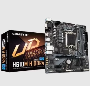 Intel H610 Motherboard with Hybrid Phases Digital VRM Design Intel H610 Motherboard with Hybrid Phases Digital VRM Design