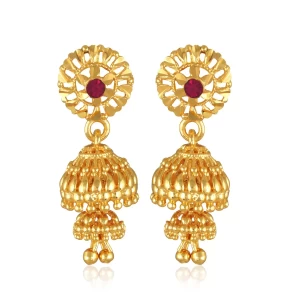 Elite Colorful CZ Stone Jhumki Jhumka Earring for Women and Girls
