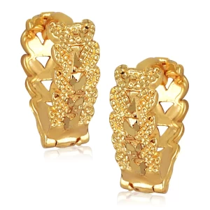Allure Chunky clip on Bali  Earring for Women and Girls
