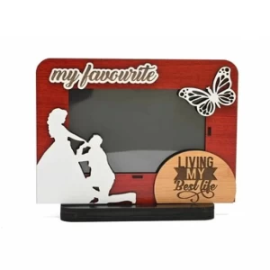 My Favorite Wooden Couple Photo Frame My Favorite Wooden Couple Photo Frame