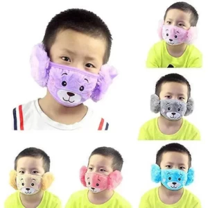 Warm Winter Woolen Mask for Boys And Girls Pack Of 2 In From 4 Color Warm Winter Woolen Mask for Boys And Girls Pack Of 2 In From 4 Color