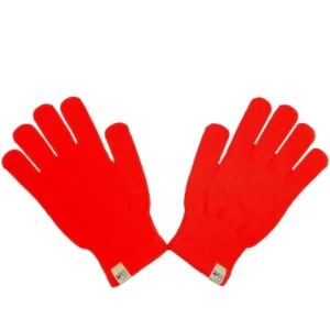 Wool Unisex Adult Blaze Orange Cold Weather Gloves Wool Unisex Adult Blaze Orange Cold Weather Gloves