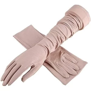 Unisex Beige Cold Weather Gloves Unisex Beige Cold Weather Gloves