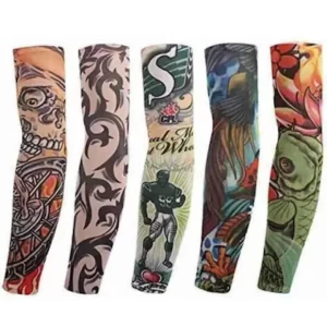 Tattoos Print Arm Sleeve For Men and Women Pack of 4 Pair Tattoos Print Arm Sleeve For Men and Women Pack of 4 Pair